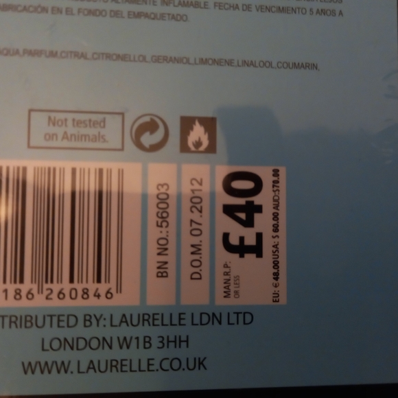 ⚡SALE⚡Aqua Executive Man Eau de Toilette NIB 100ml - Picture 4 of 4